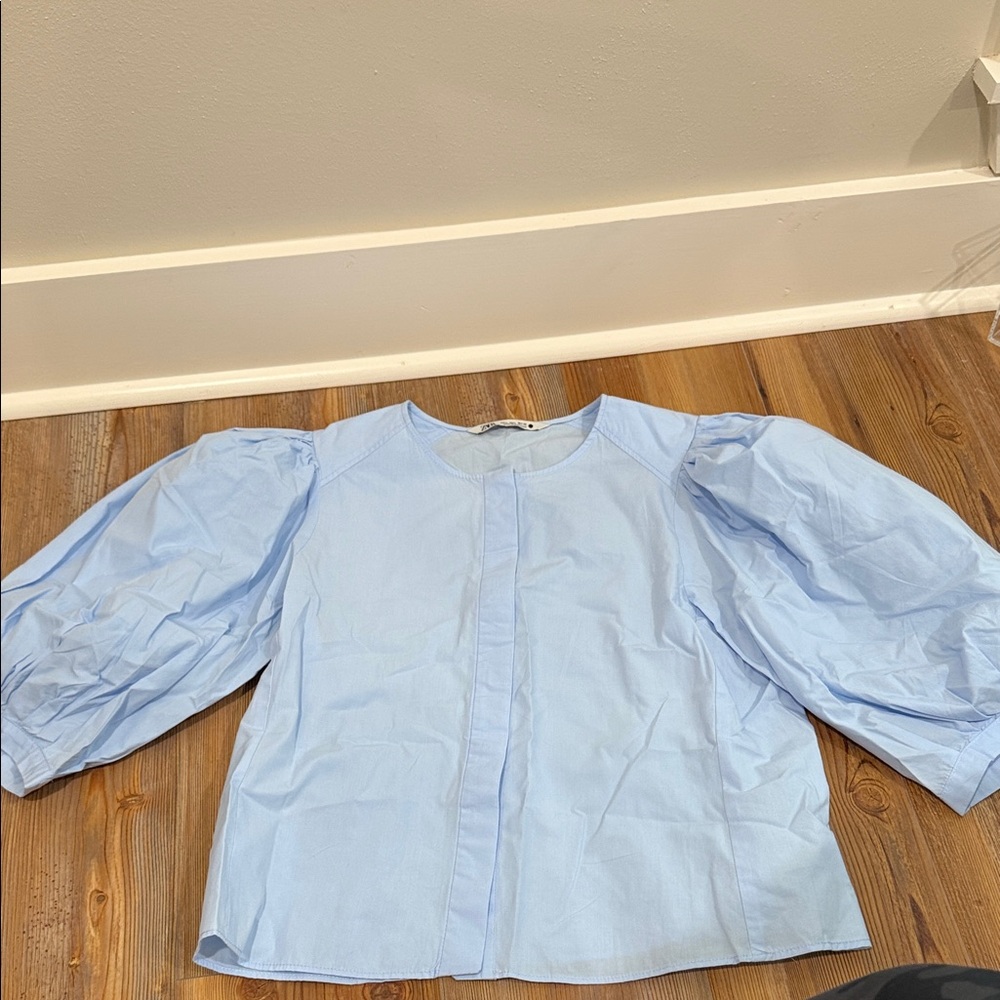 Blue Zara Top